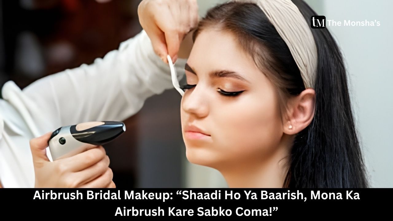 Airbrush Bridal Makeup: “Shaadi Ho Ya Baarish, Mona Ka Airbrush Kare Sabko Coma!”