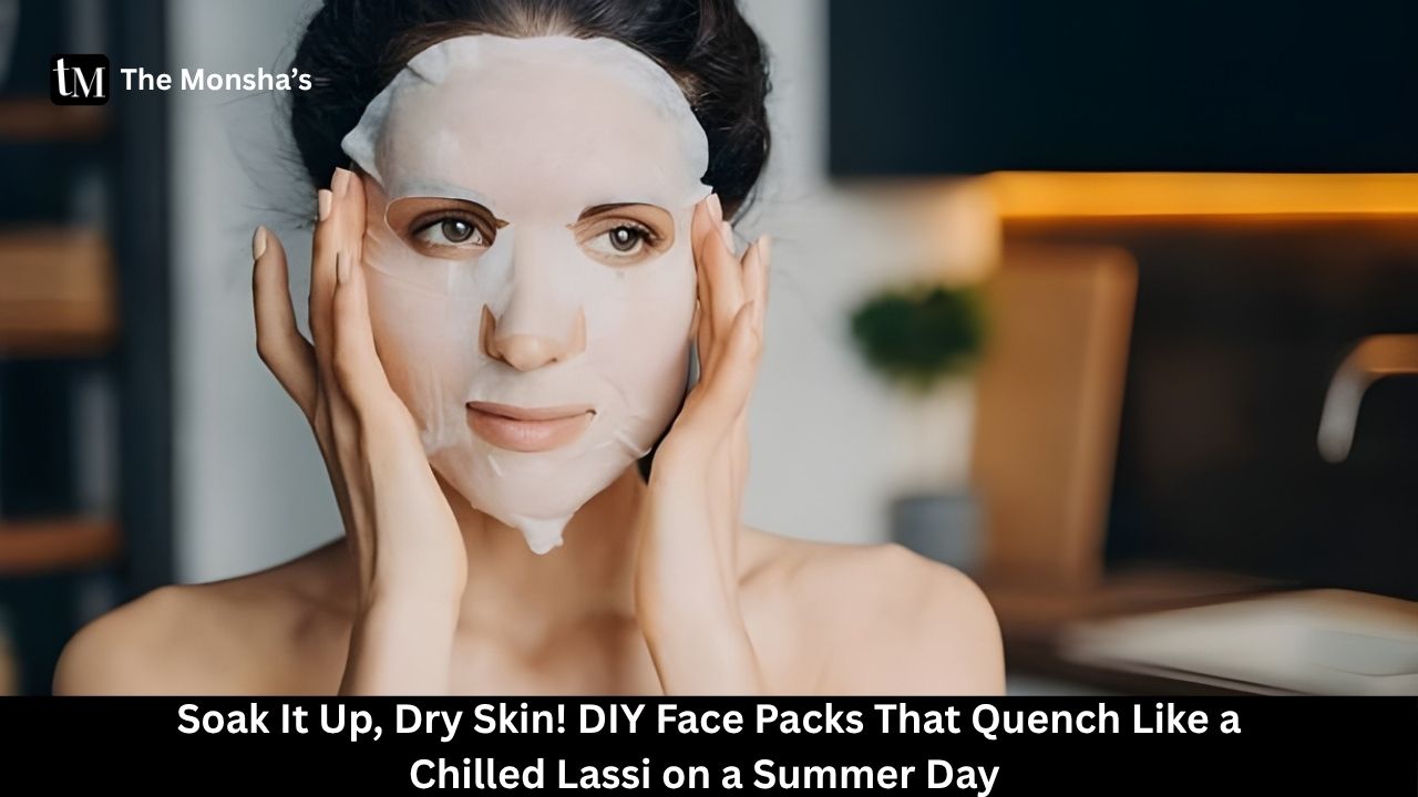 Soak It Up, Dry Skin! DIY Face Packs That Quench Like a Chilled Lassi on a Summer Day 