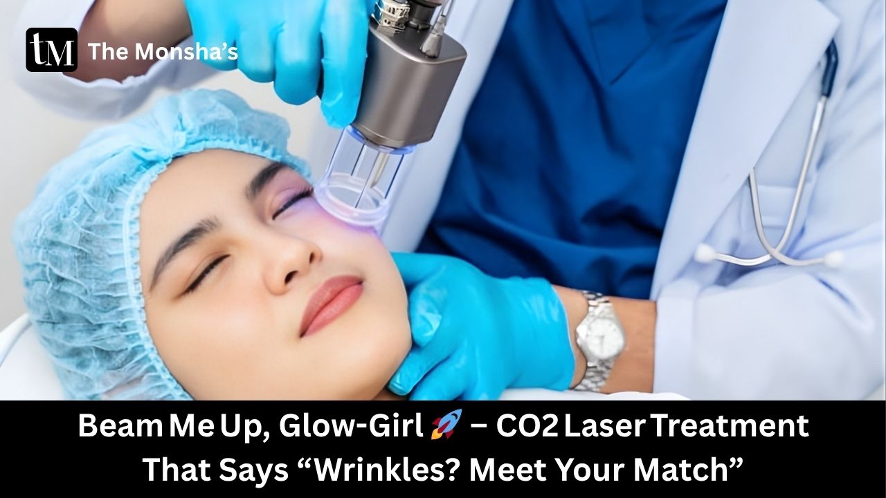 Beam Me Up, Glow-Girl 🚀 – CO2 Laser Treatment That Says “Wrinkles? Meet Your Match”
