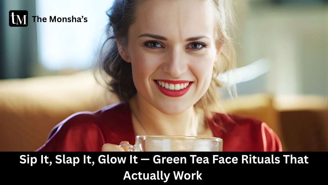 Sip It, Slap It, Glow It — Green Tea Face Rituals That Actually Work