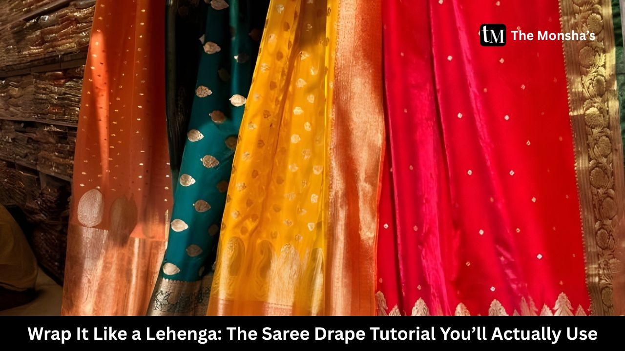 Wrap It Like a Lehenga: The Saree Drape Tutorial You’ll Actually Use