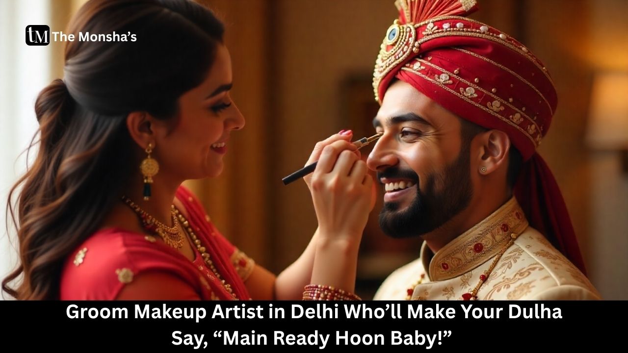 Groom Makeup Artist in Delhi Who’ll Make Your Dulha Say, “Main Ready Hoon Baby!” 
