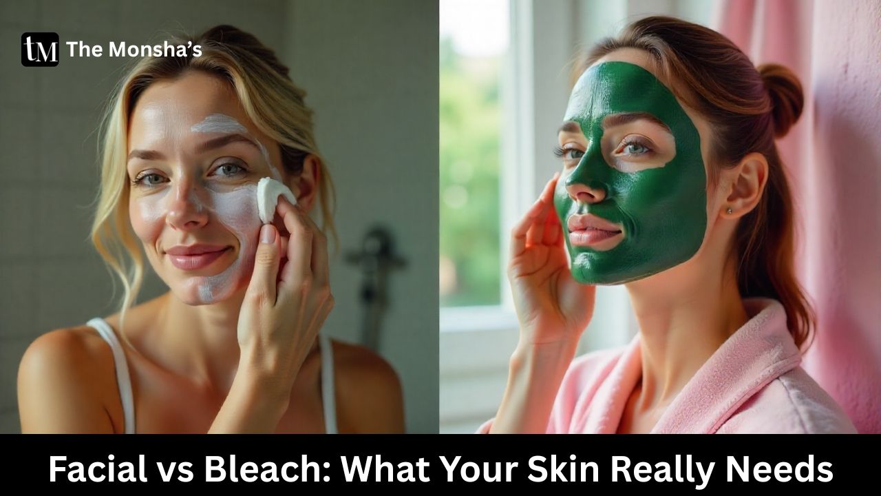 Facial vs Bleach: What Your Skin Really Needs