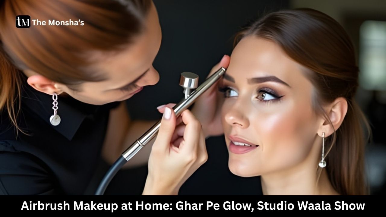 Airbrush Makeup at Home: Ghar Pe Glow, Studio Waala Show 