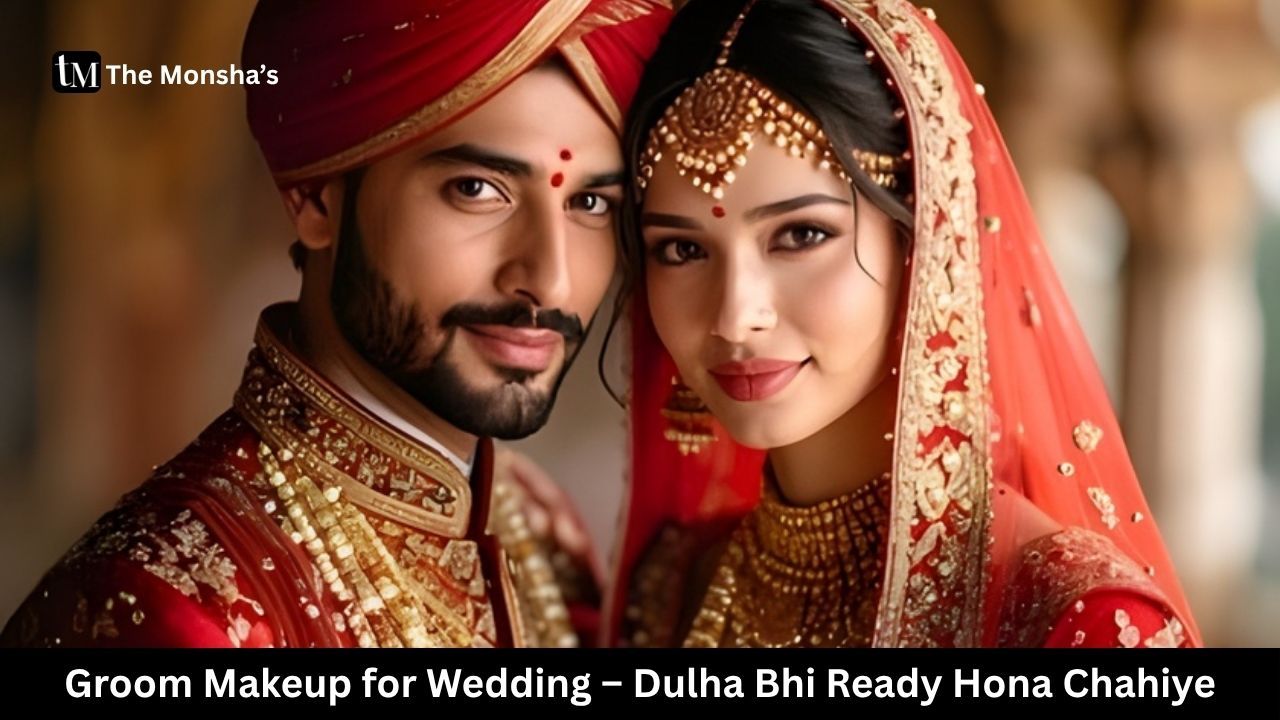 Groom Makeup for Wedding – Dulha Bhi Ready Hona Chahiye