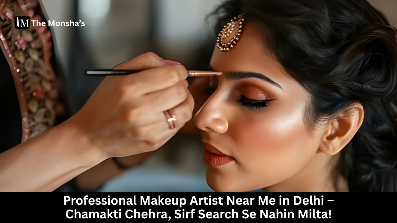Professional Makeup Artist Near Me in Delhi – Chamakti Chehra, Sirf Search Se Nahin Milta! 