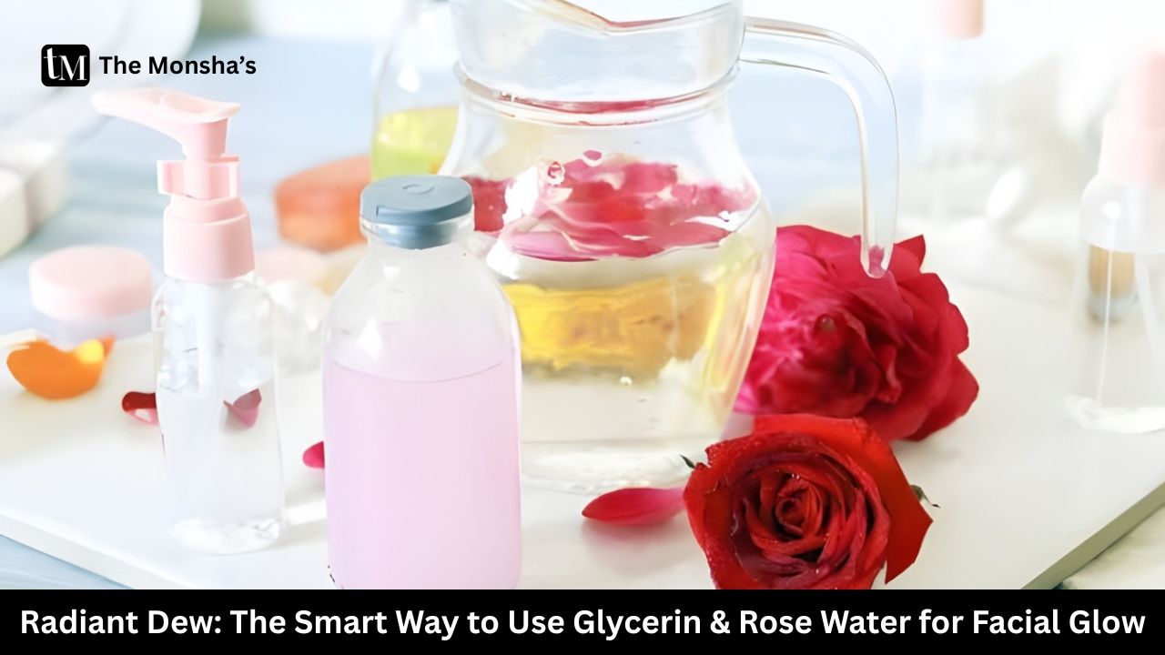 Radiant Dew: The Smart Way to Use Glycerin & Rose Water for Facial Glow 