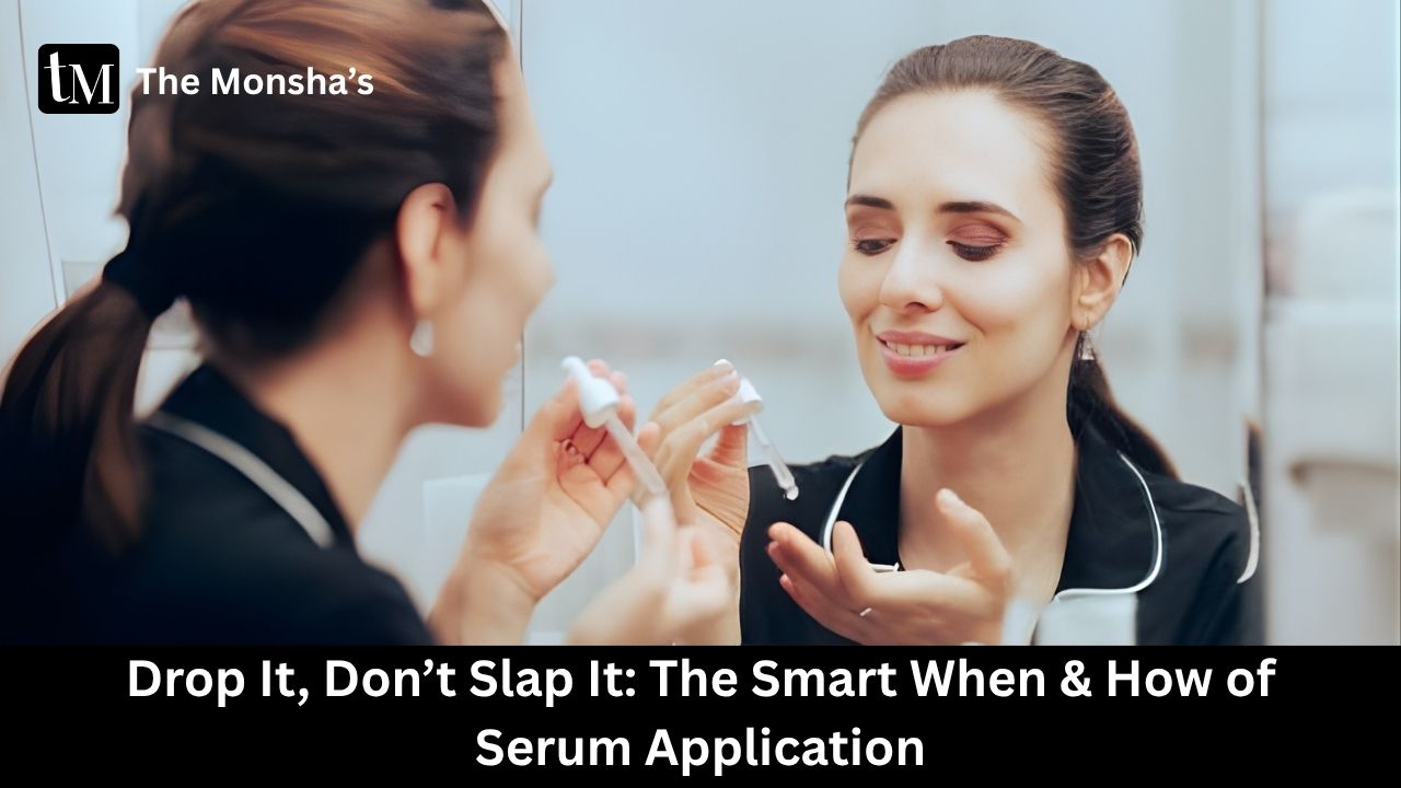 Drop It, Don’t Slap It: The Smart When & How of Serum Application