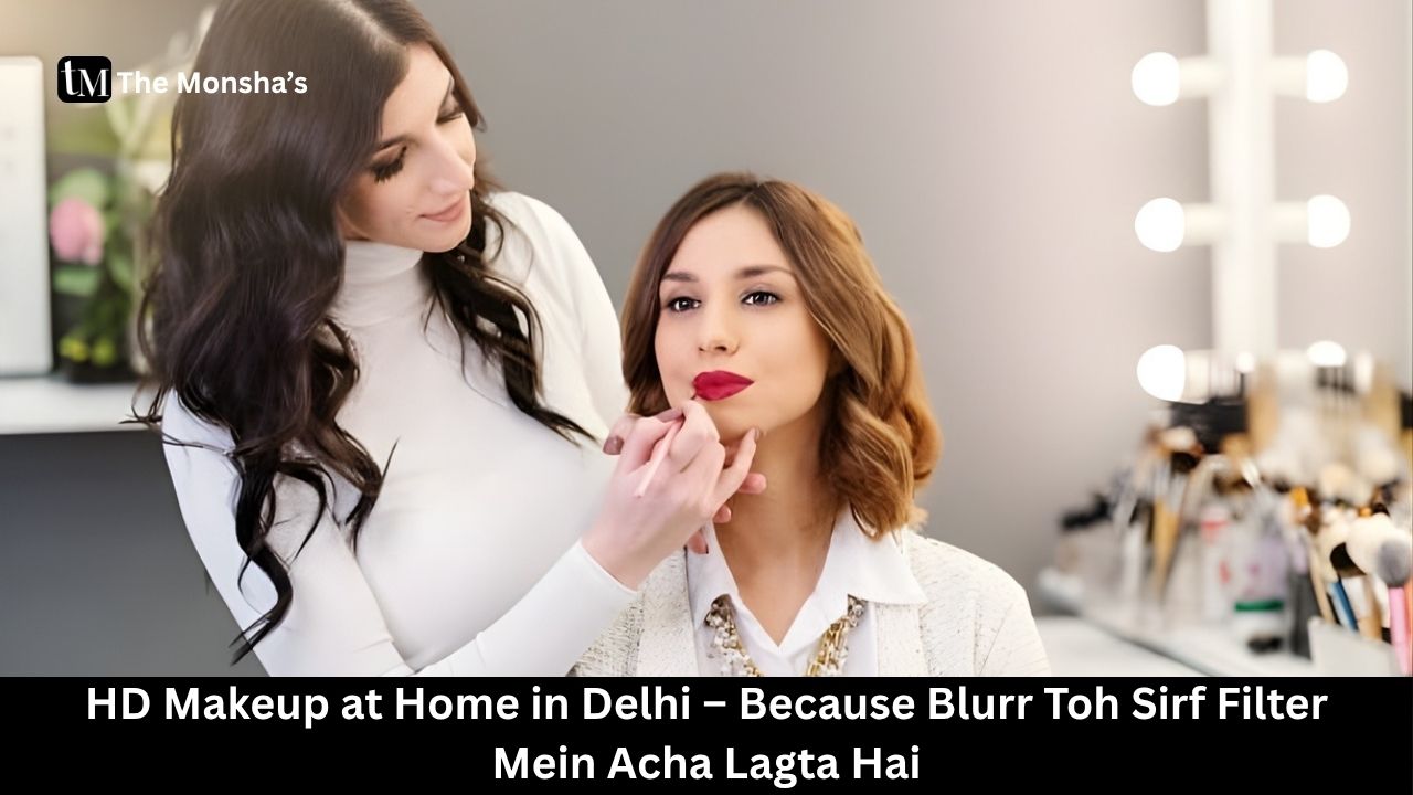 HD Makeup at Home in Delhi – Because Blurr Toh Sirf Filter Mein Acha Lagta Hai