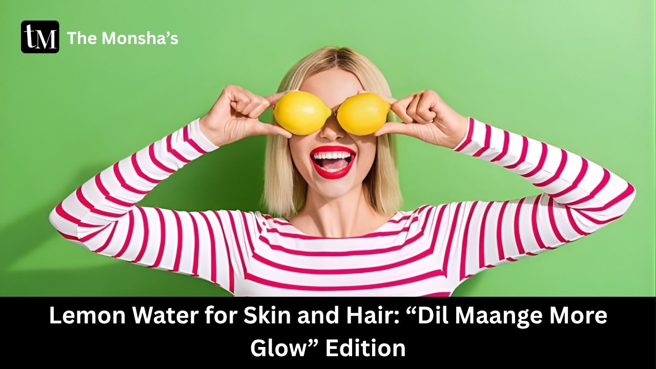 Lemon Water for Skin and Hair: “Dil Maange More Glow” Edition