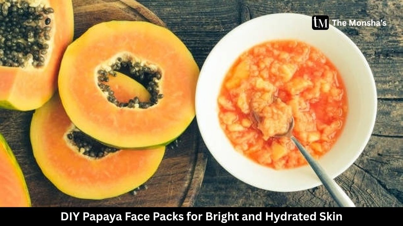 DIY Papaya Face Packs for Bright and Hydrated Skin 