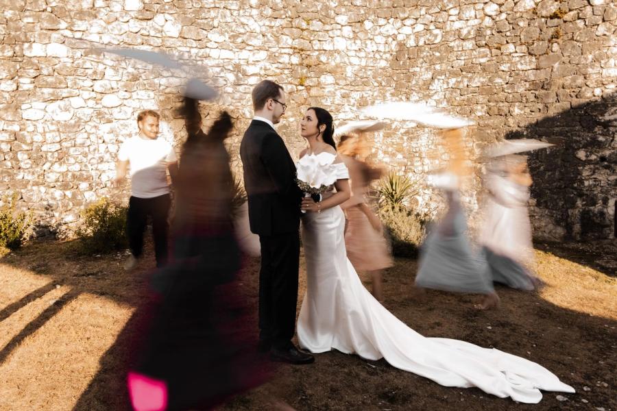 Mubera & Muhamed, wedding day, Tešanj