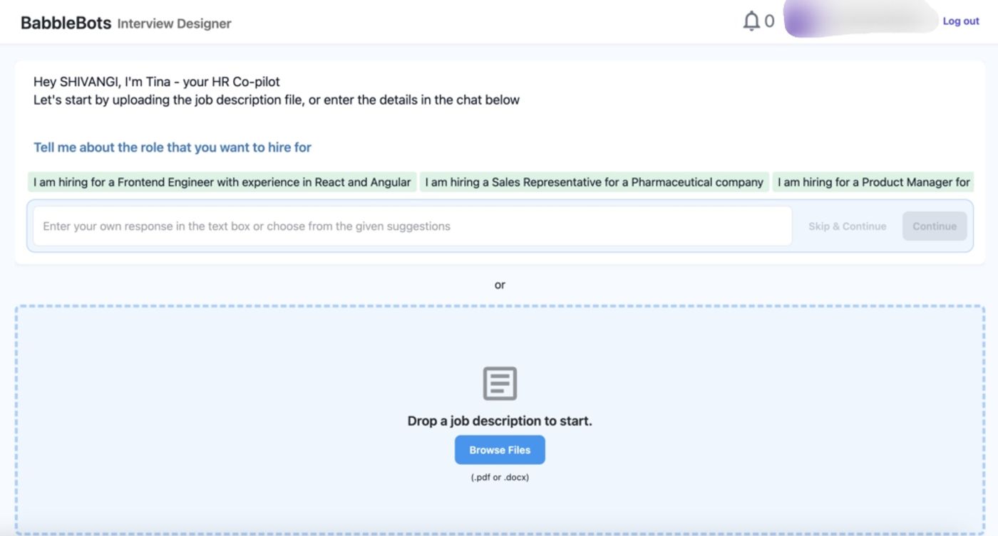 Babblebots.ai’s Interview Designer: Empowering Hiring Teams, Simplifying Recruitment