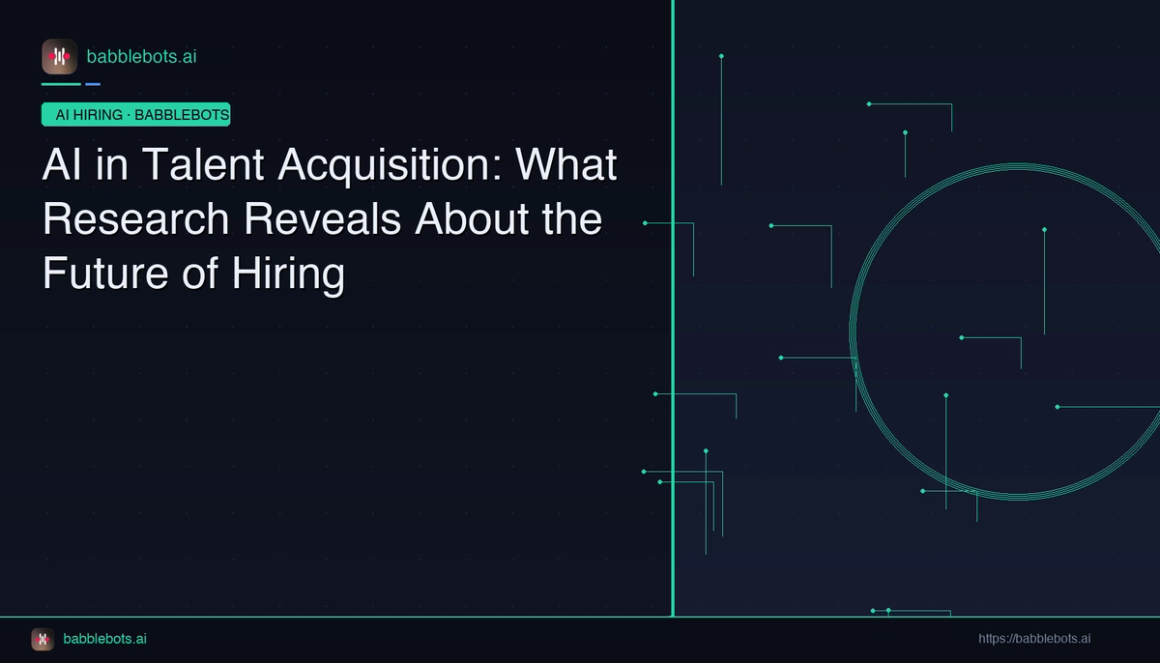 AI in Talent Acquisition: What Research Reveals About the Future of Hiring
