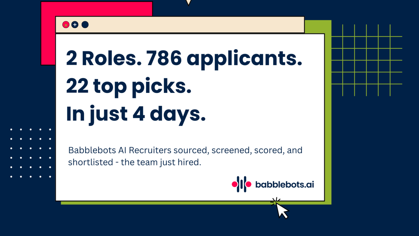 Agentic AI Hiring: How Babblebots Helped Leading Company Supercharge Hiring