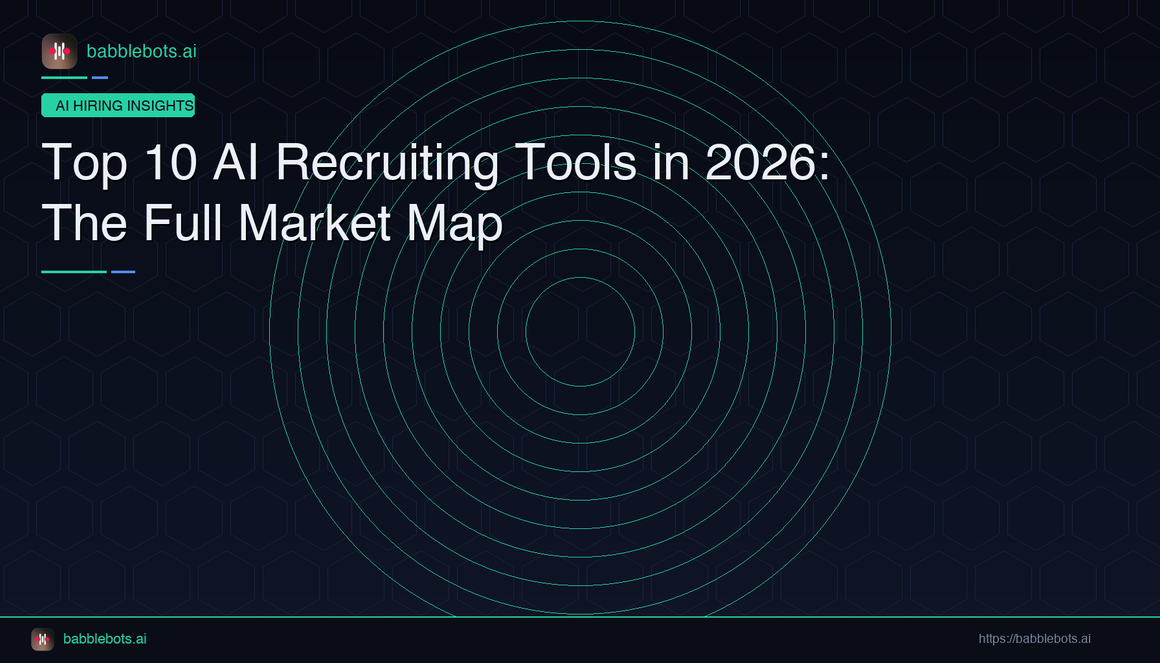 Top 10 AI Recruiting Tools in 2026: The Full Market Map
