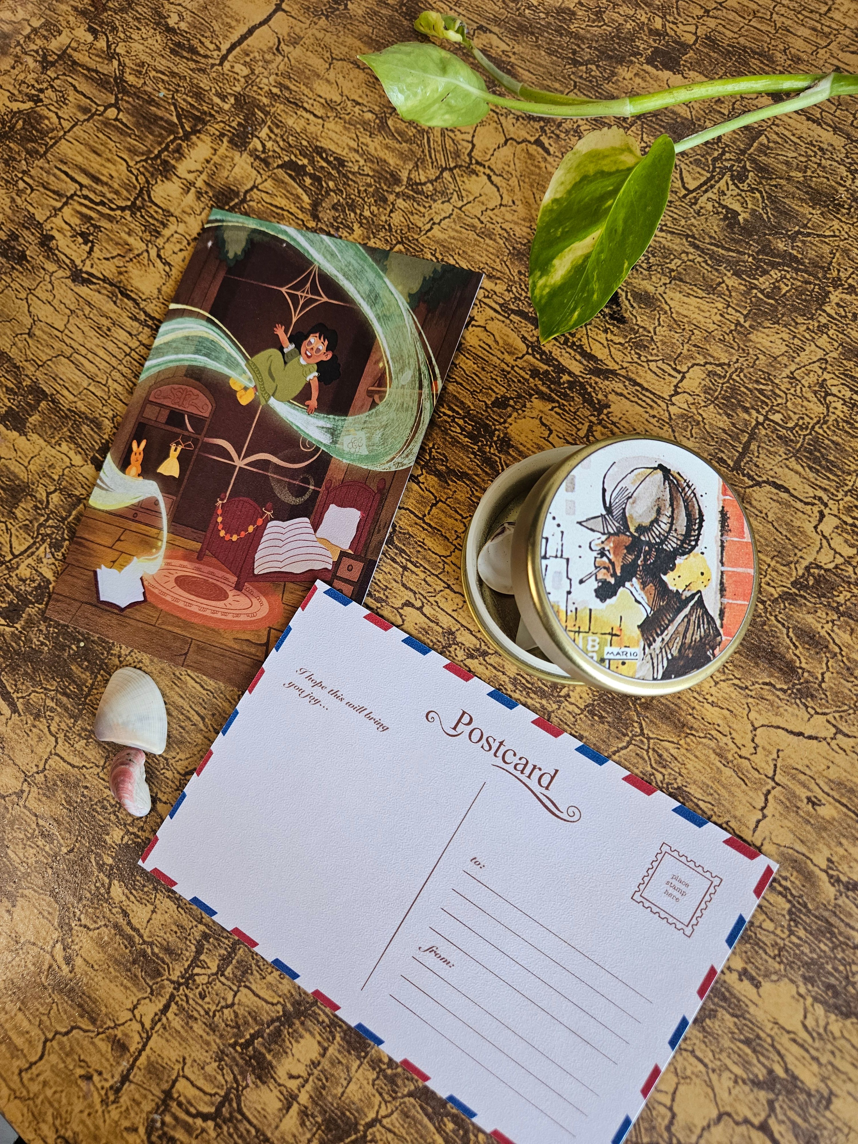 Magical Book Postcard - View 2