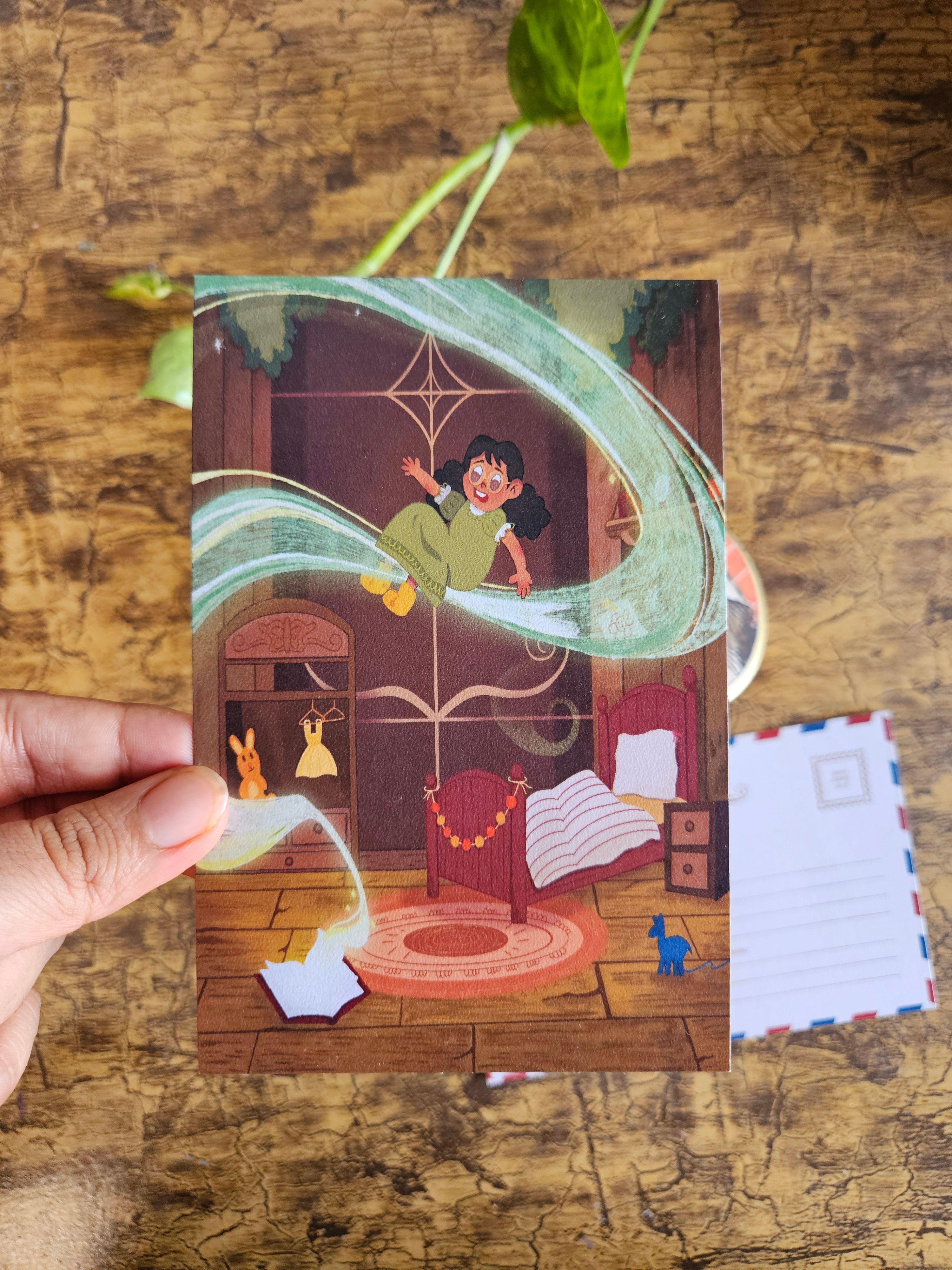 Magical Book Postcard - View 3