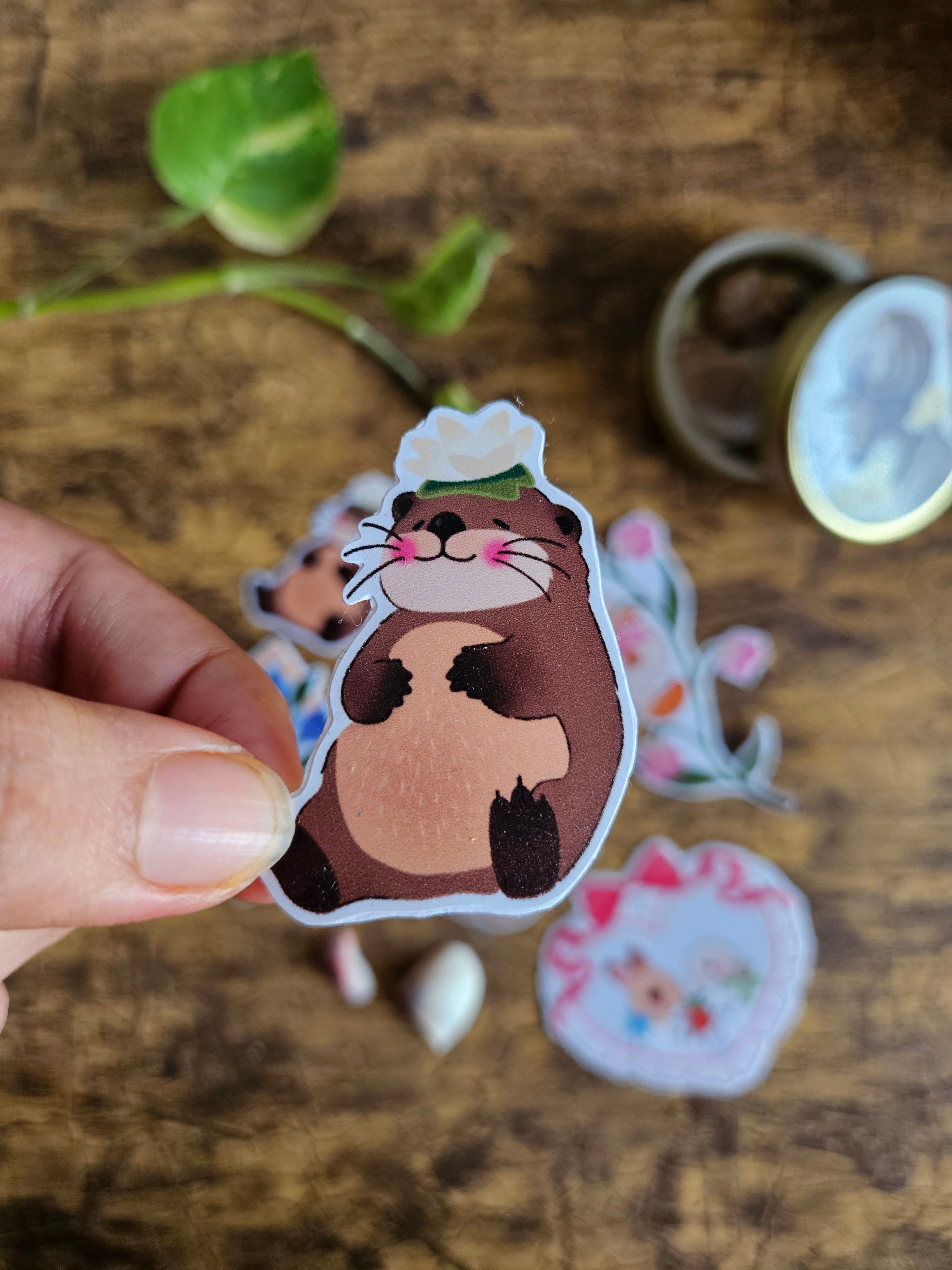 Cute Otter Stickers