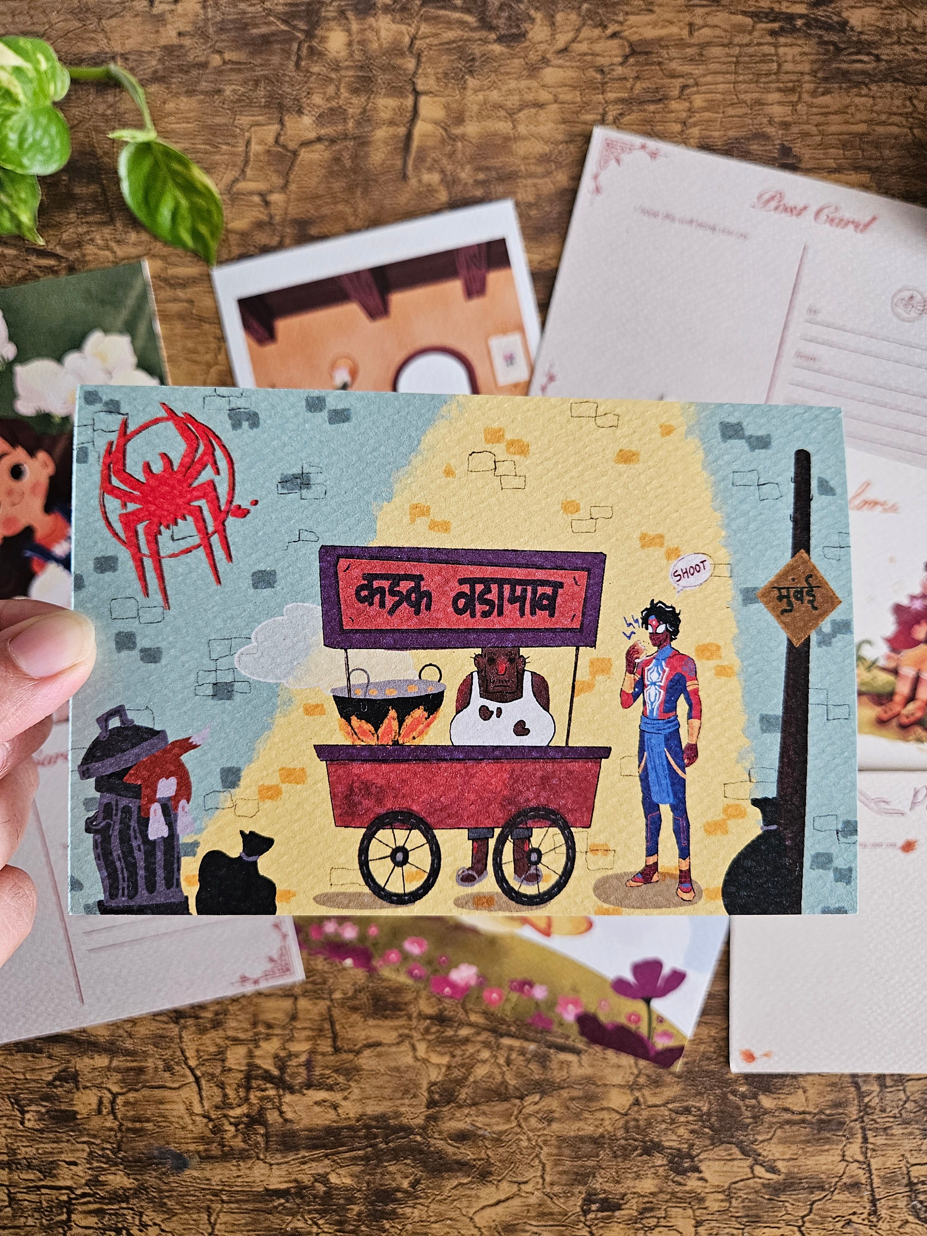 Spiderman Postcard - View 2