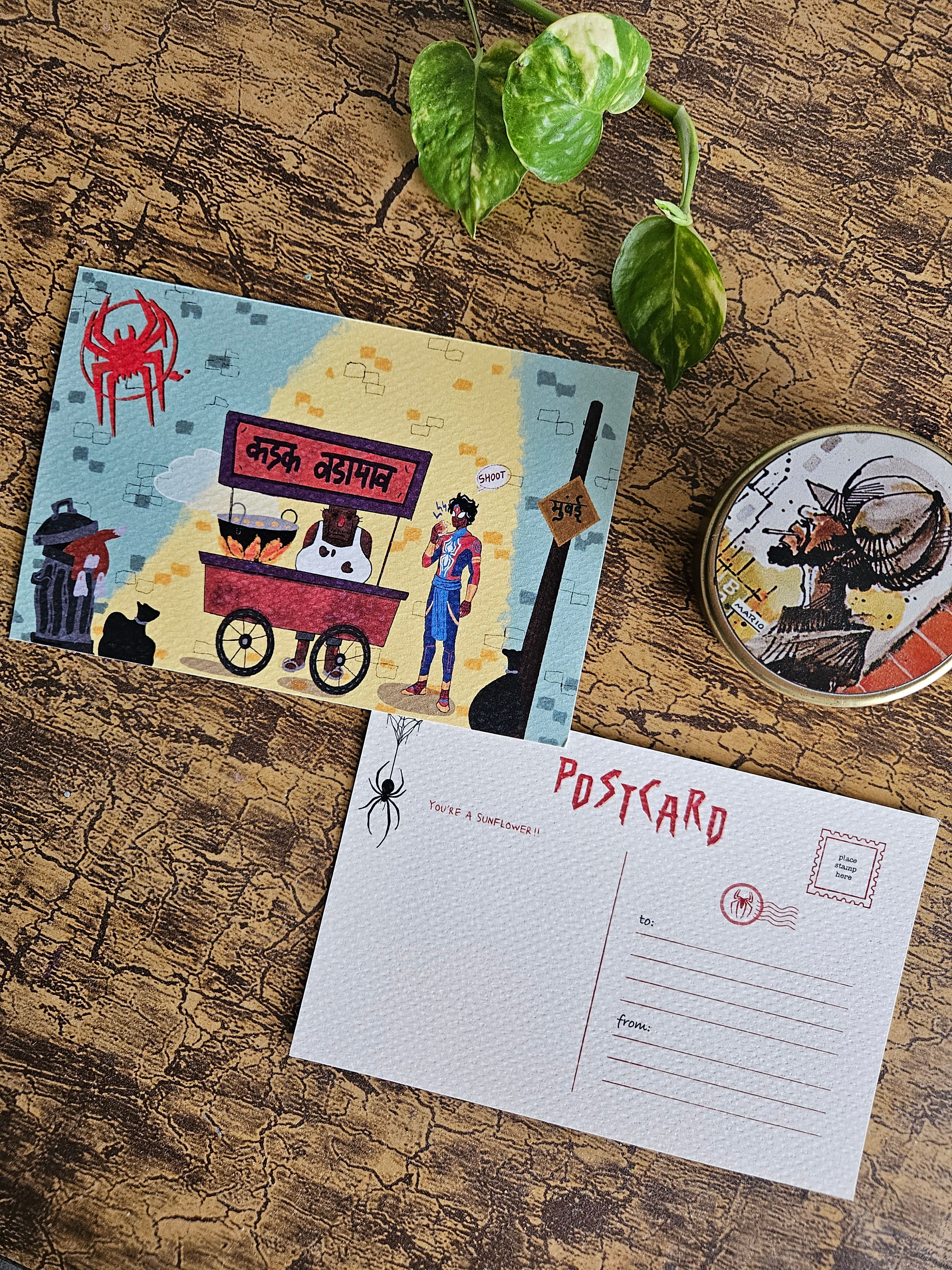 Spiderman Postcard