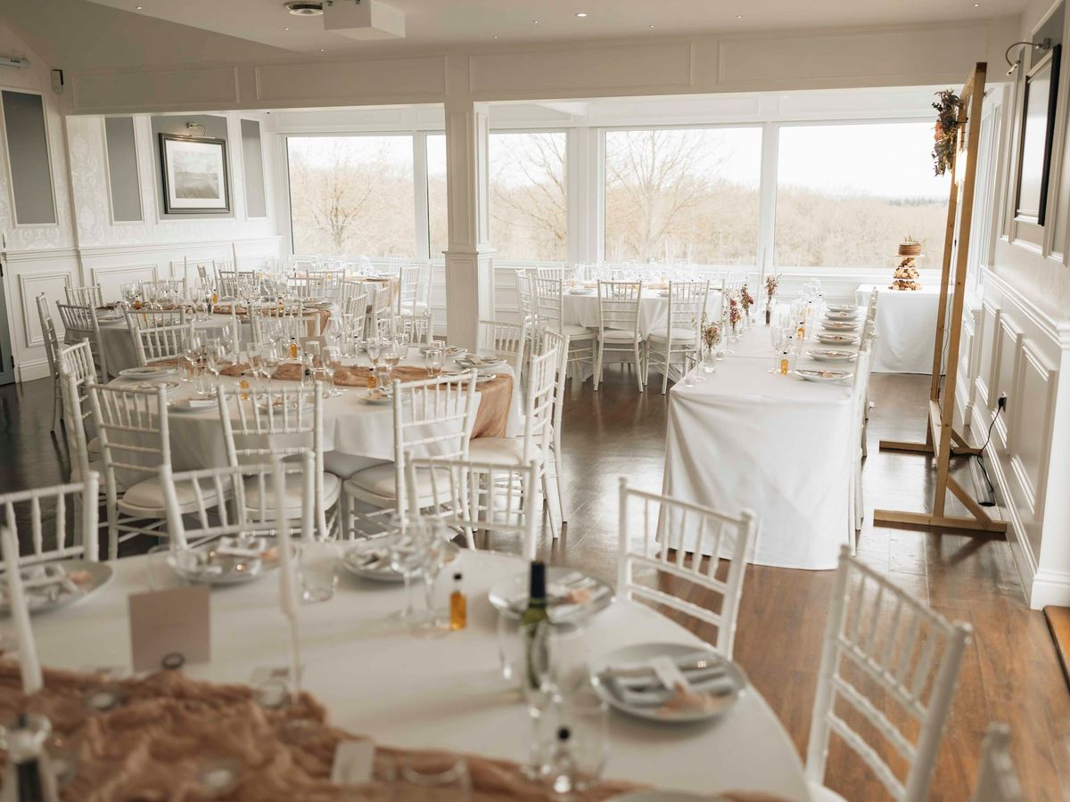 Skylark Golf and Country Club set up for a wedding breakfast