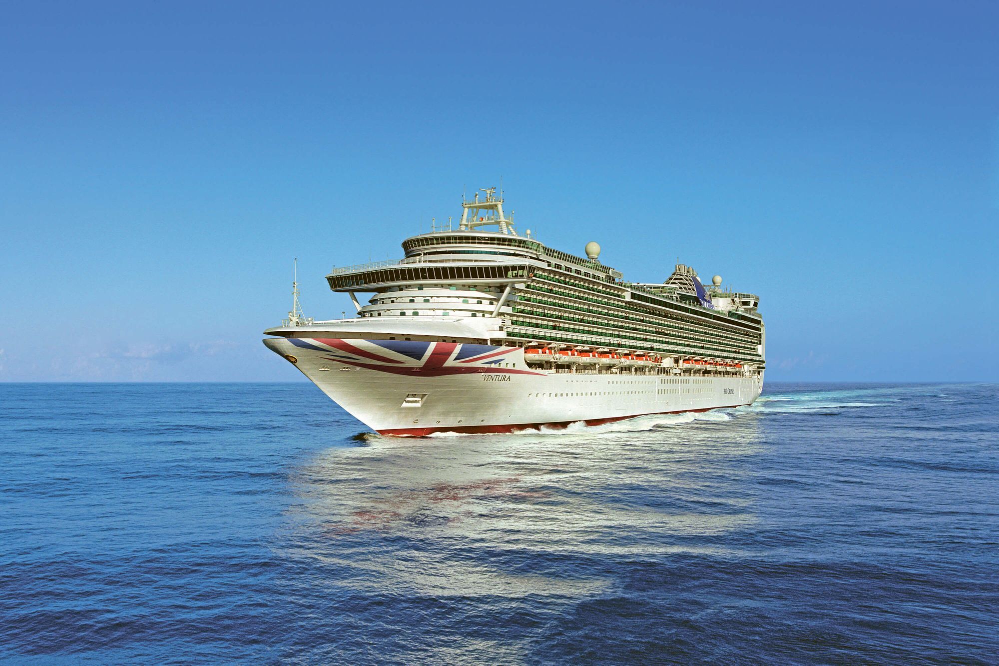 Carnival cruise ship sailing on open water
