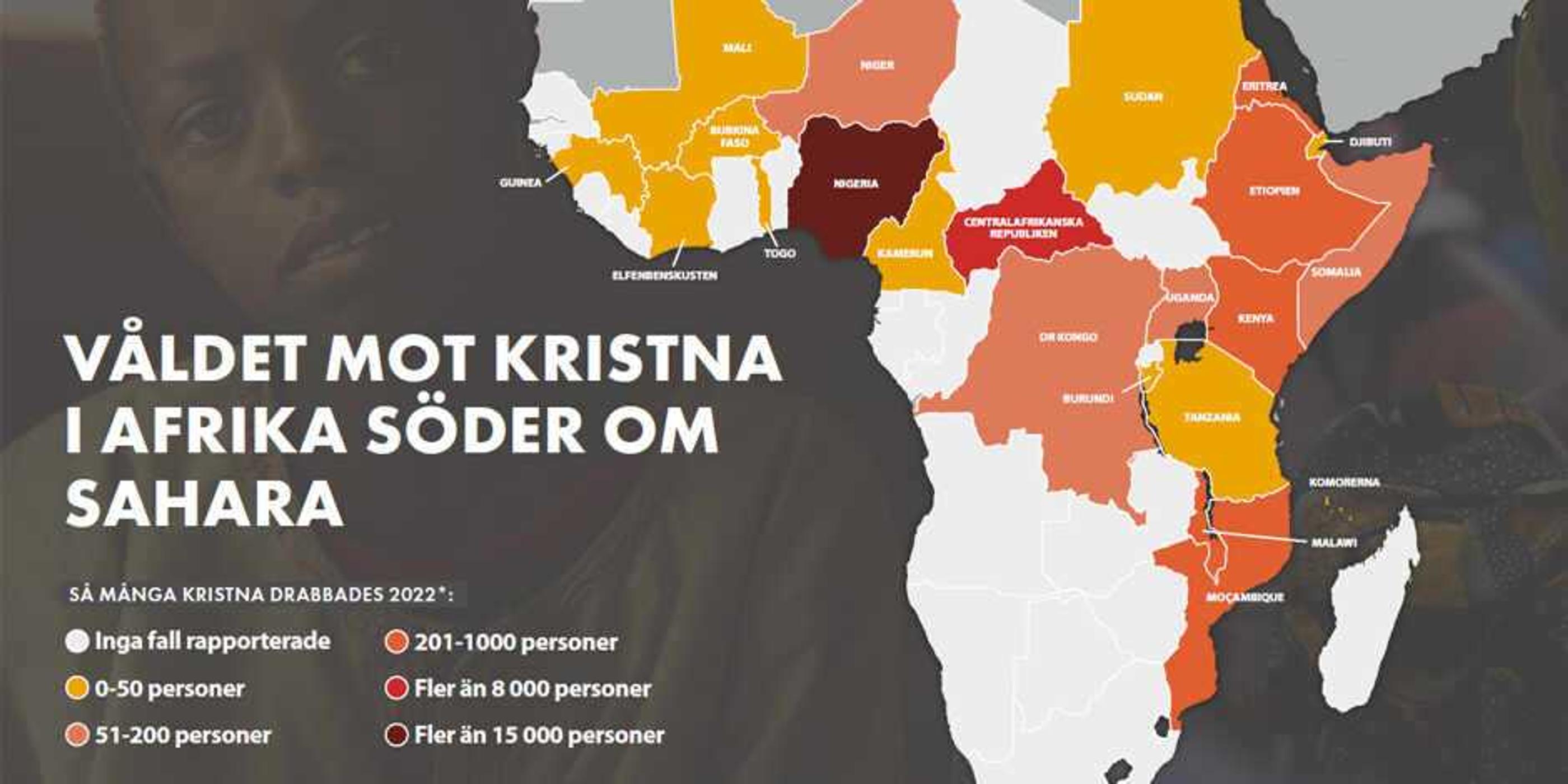 Våldet mot kristna i Afrika söder om Sahara