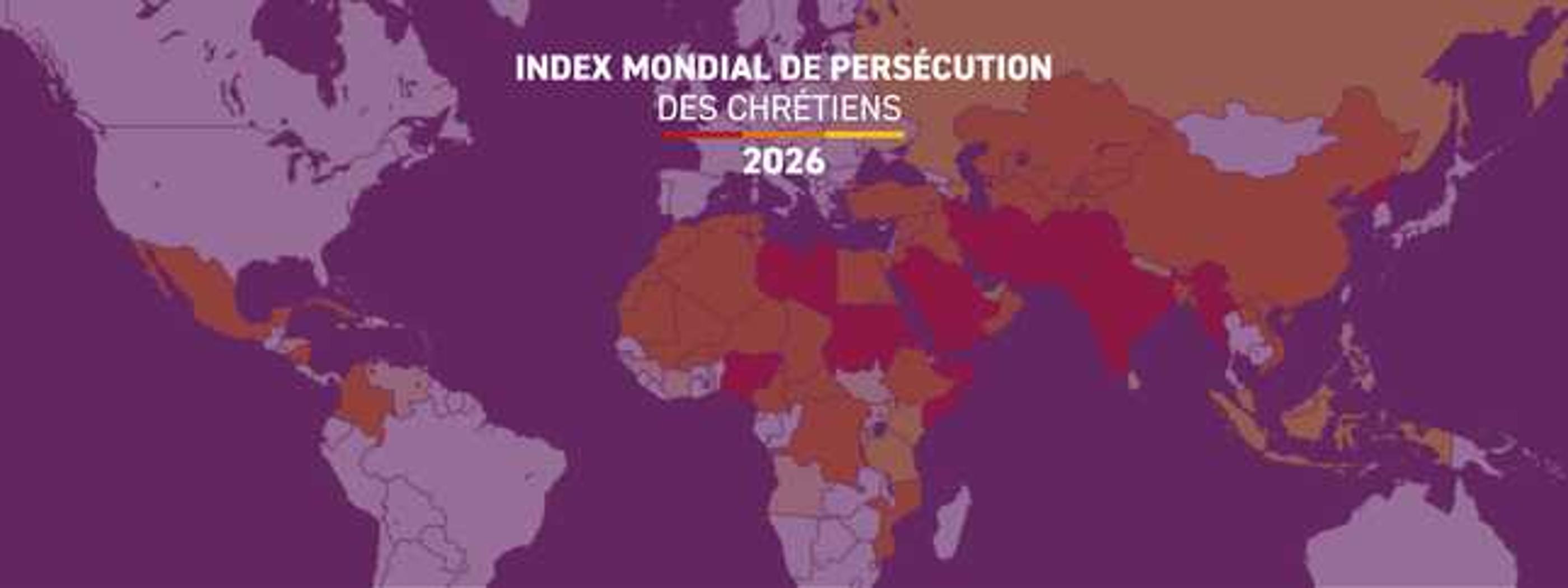 Résultats 2026 de l’Index Mondial de Persécution des Chrétiens