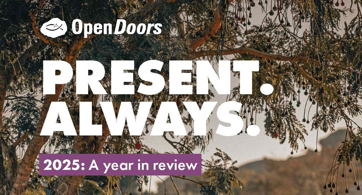 Open Doors 2025 annual report cover