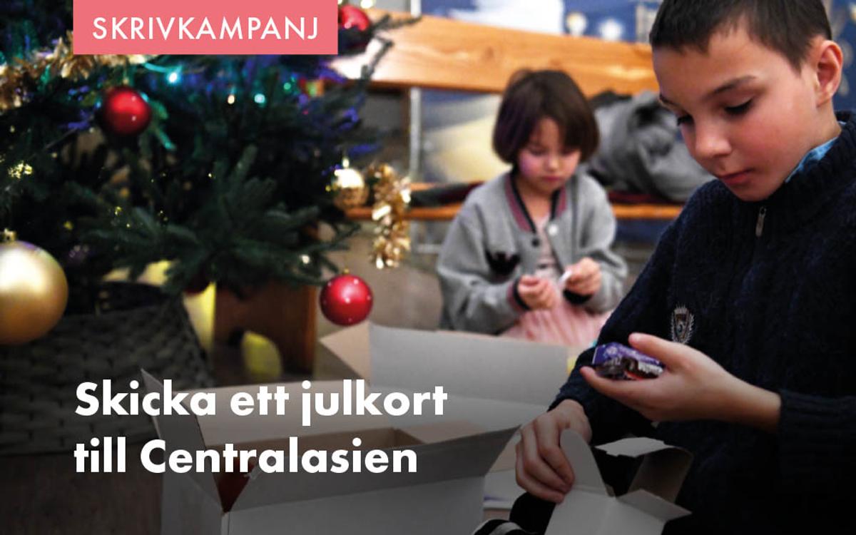 Skicka ett julkort till Centralasien