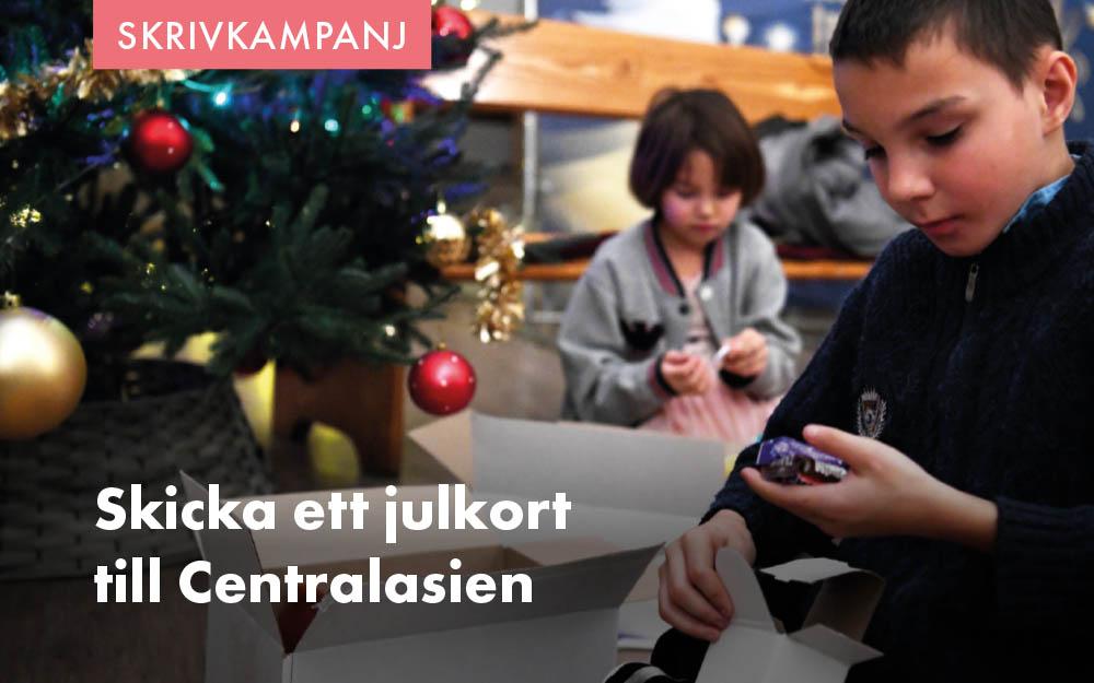 Skicka ett julkort till Centralasien