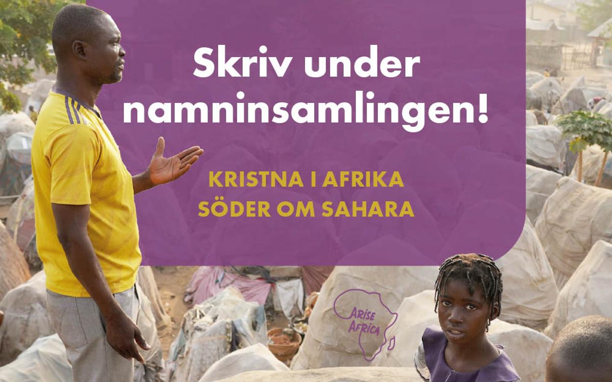 Stötta de kristna i Afrika