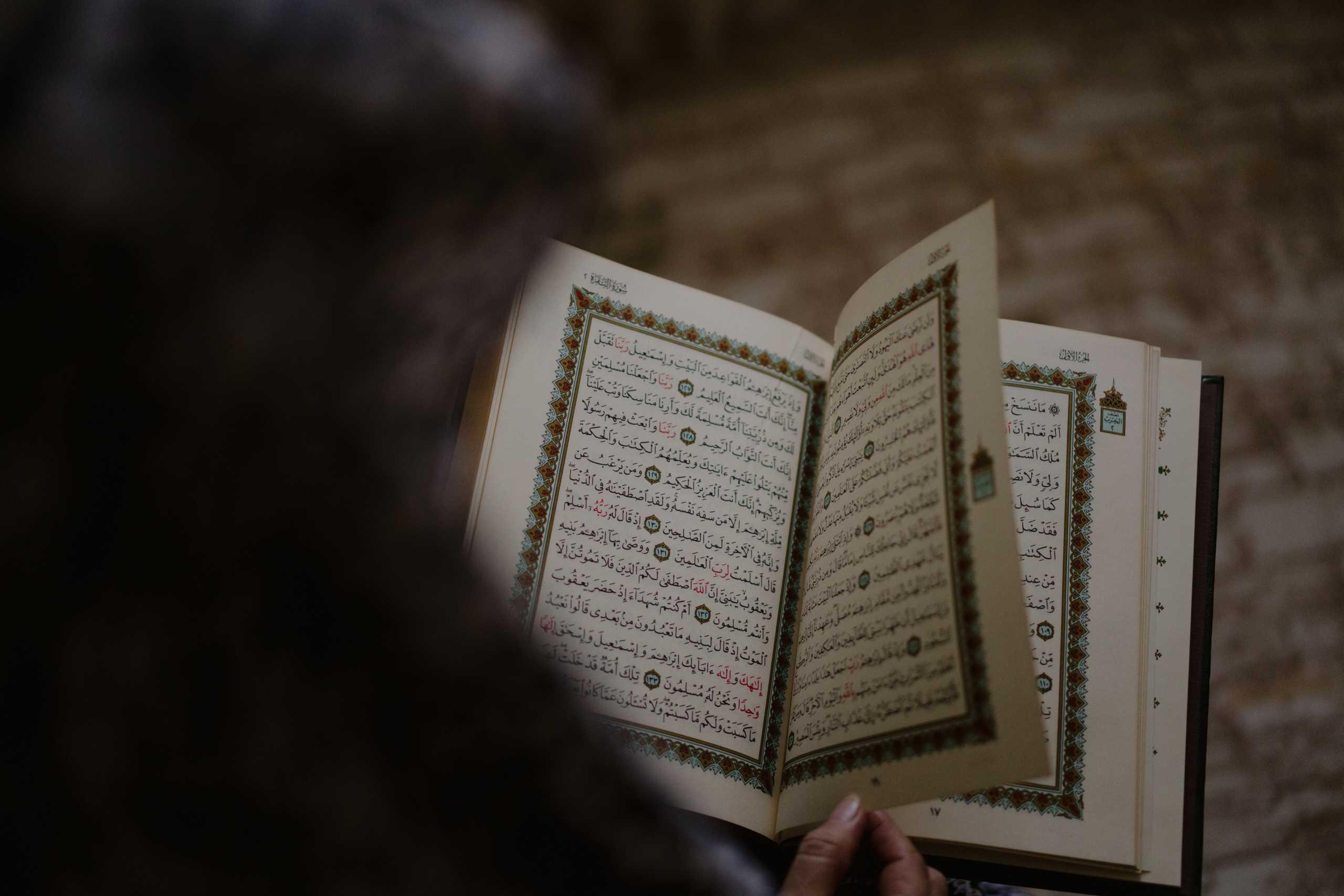 Iranian believer reading