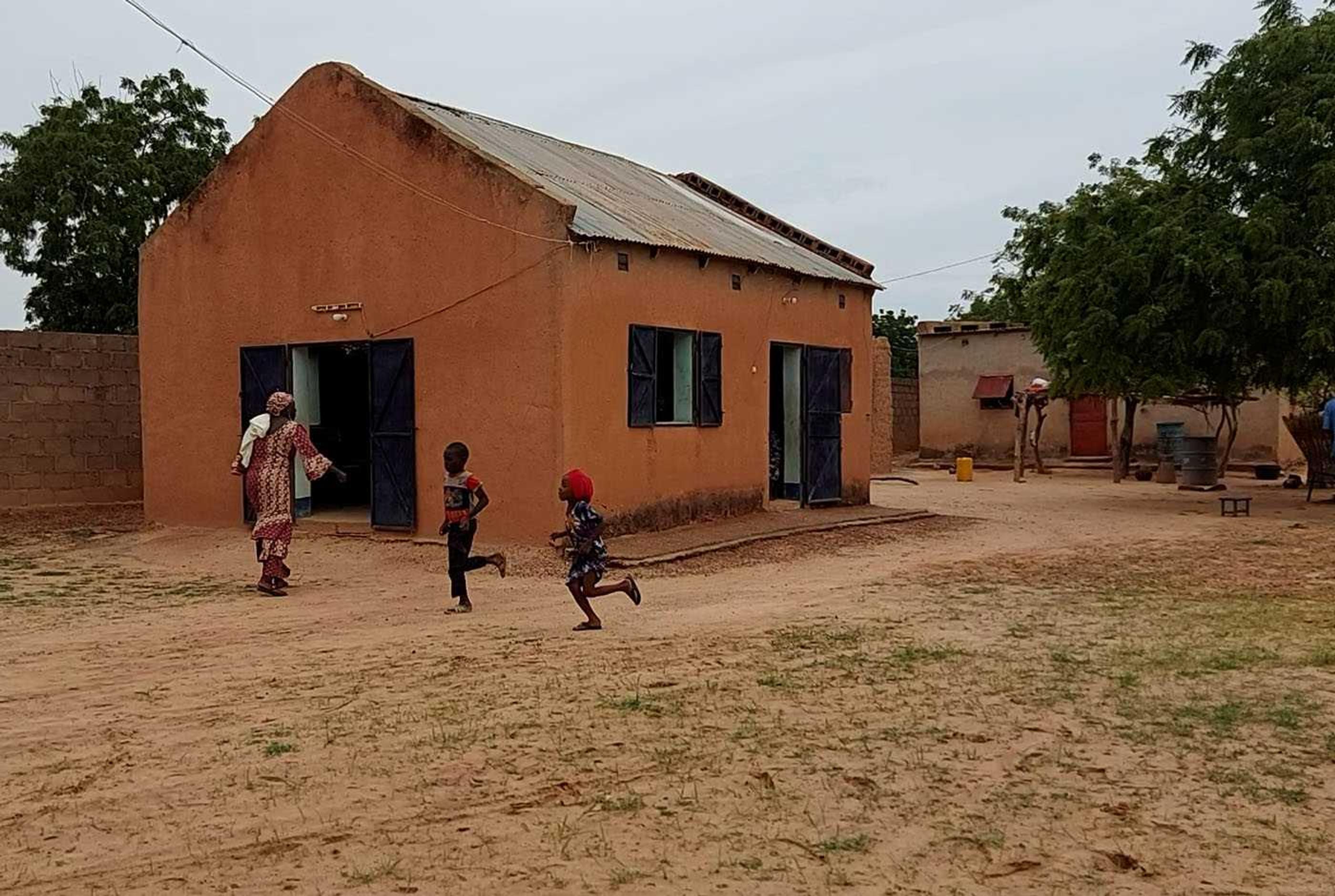 En kyrka i Niger. Kyrkan på bilden är inte den nyligen attackerade kyrkan.