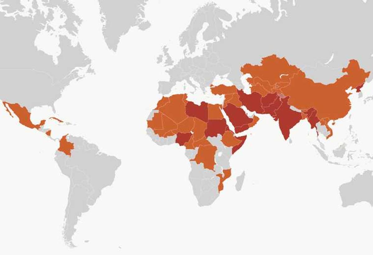 Weltverfolgungsindex 2025