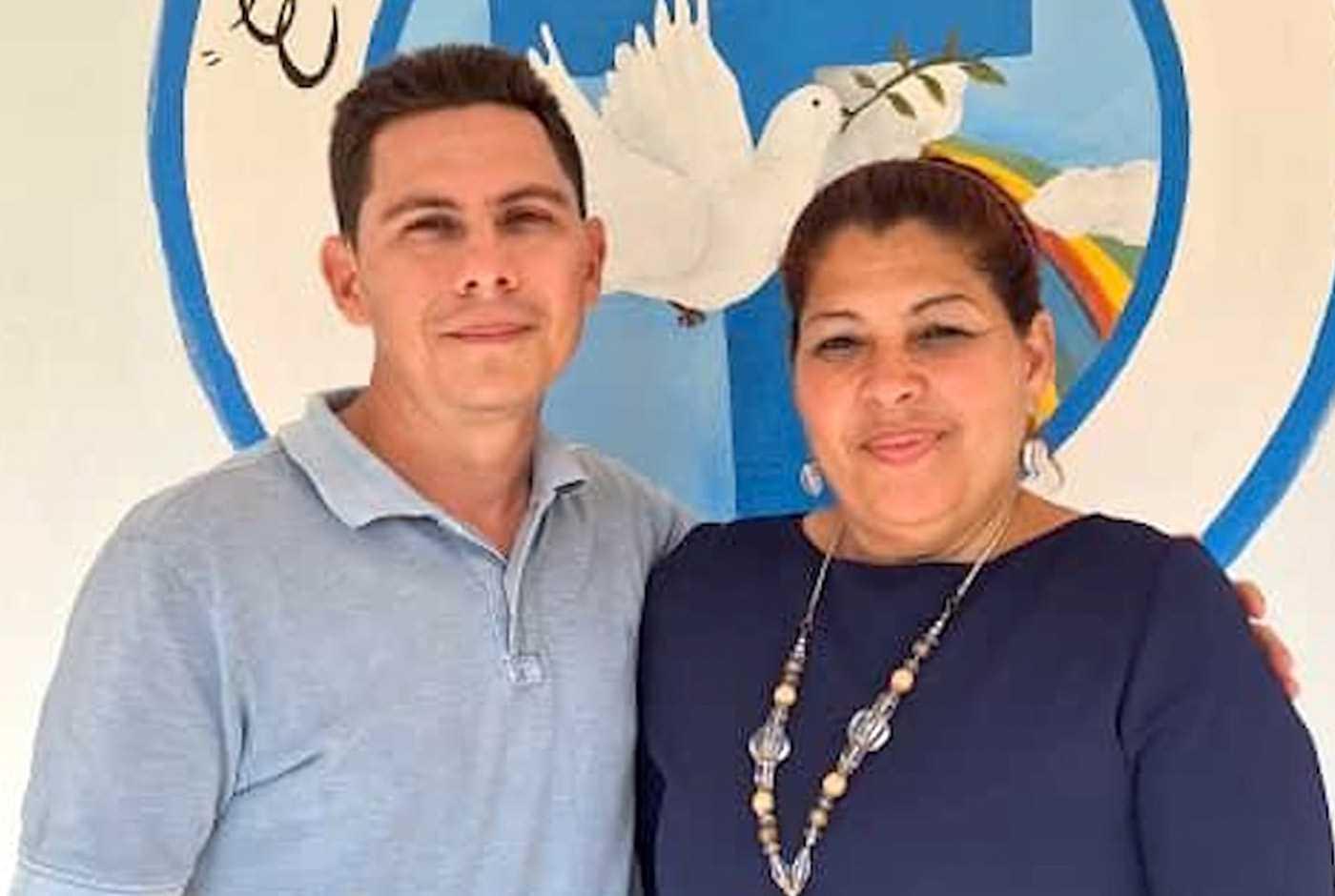 Pastorsparet Luis Guillermo Borjas Navarro och Roxana Rojas Betancourt från Kuba (bild från sociala medier).
