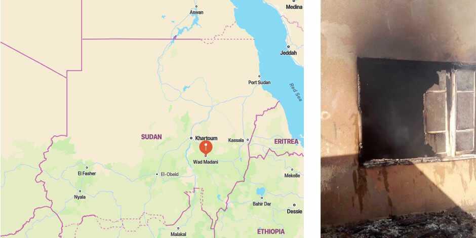 Brandattentat mot kyrka i Sudan