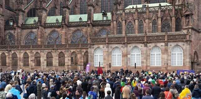 400 personnes rassemblées à Strasbourg pour soutenir les chrétiens persécutés