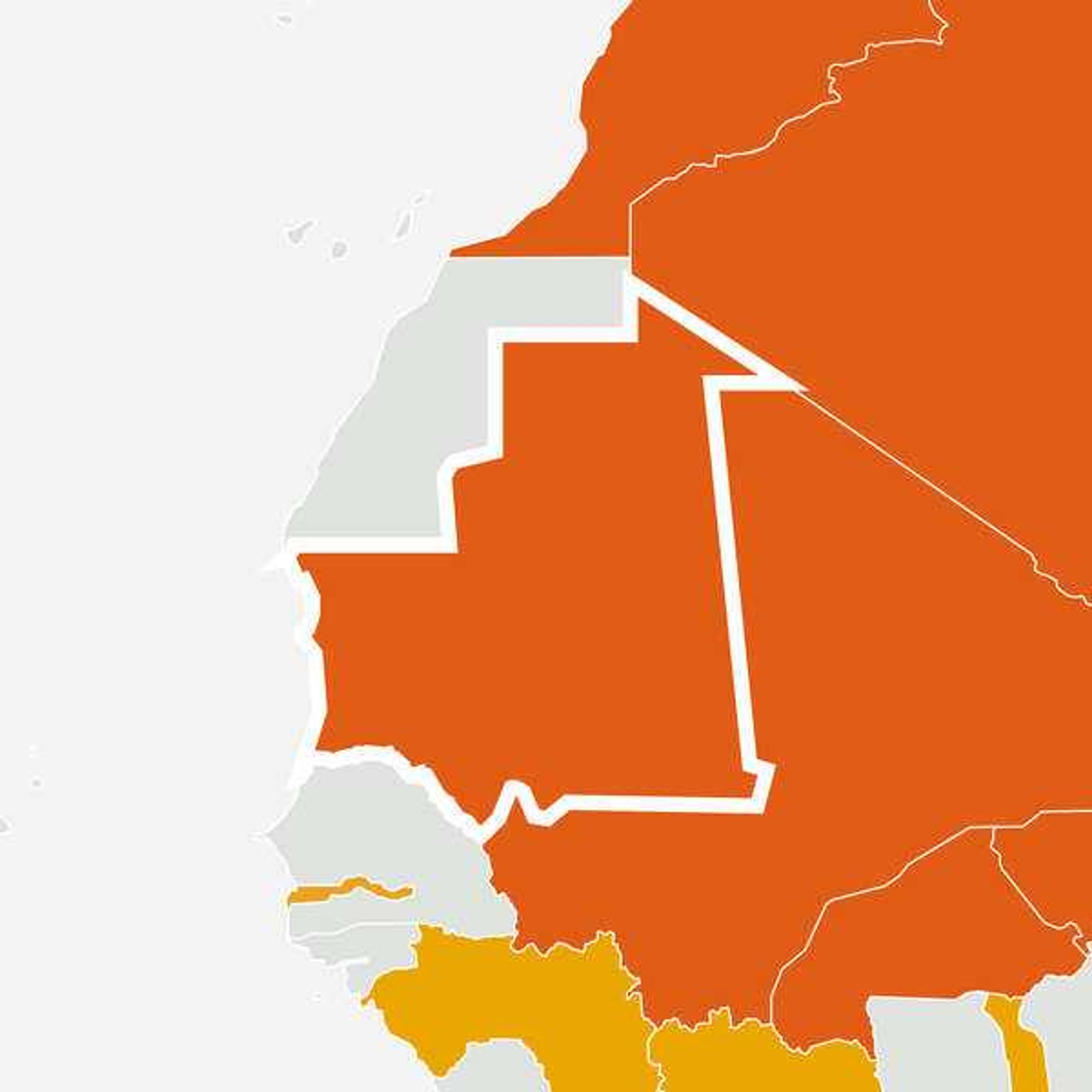Mauritania Map