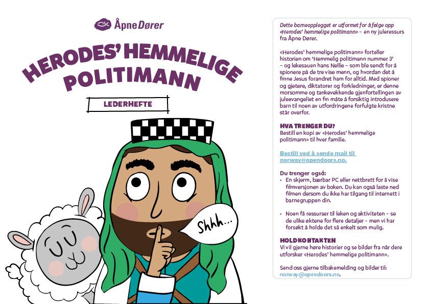 «Herodes Hemmelige Politi» lederhefte