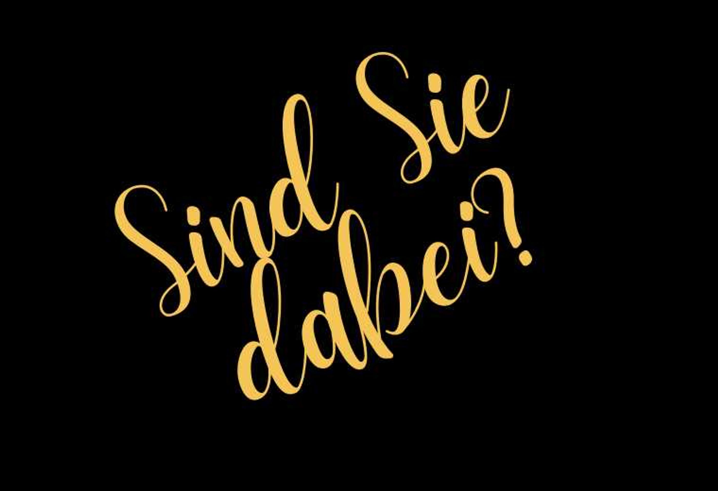 Sind Sie dabei?