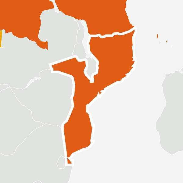 Mozambique Map