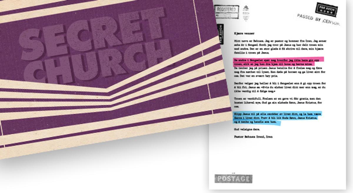 «Secret Church» Brev fra Pastor Behnam
