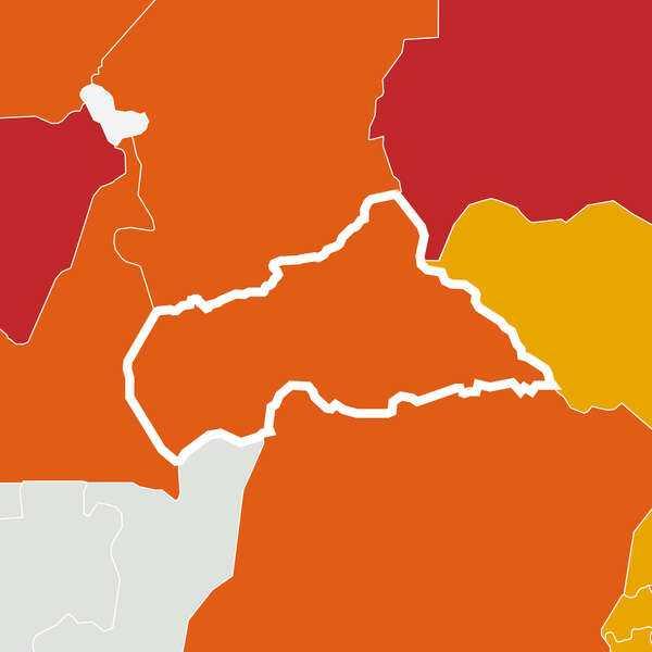 Central African Republic Map