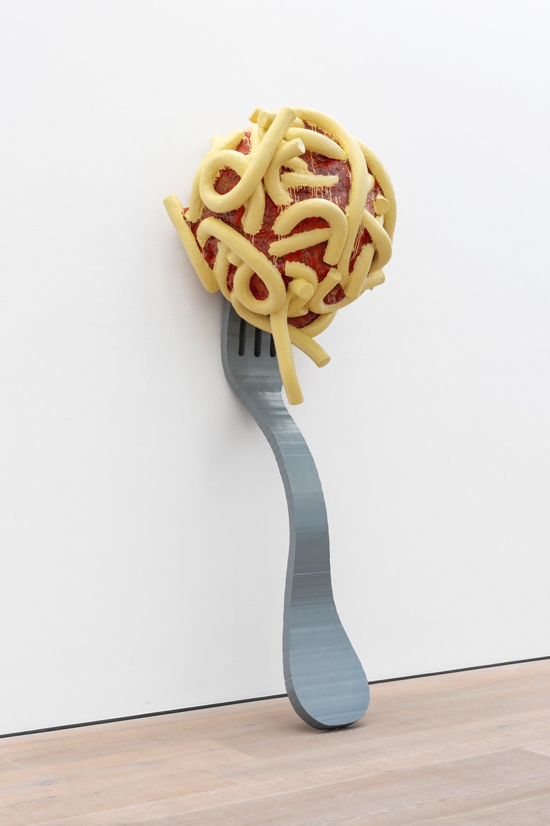 Leaning Fork with Meatball & Spaghetti III