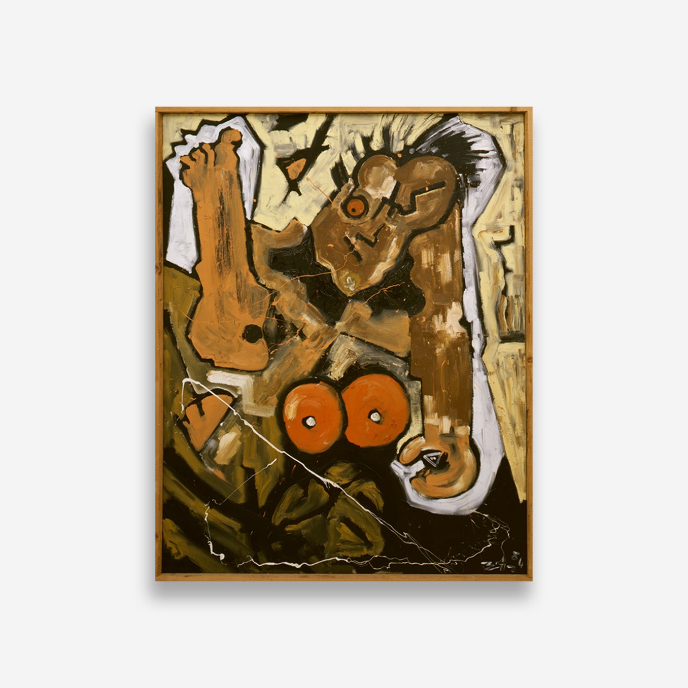 Selbstbildnis als plagiierter Faun bei neckischem Spiel