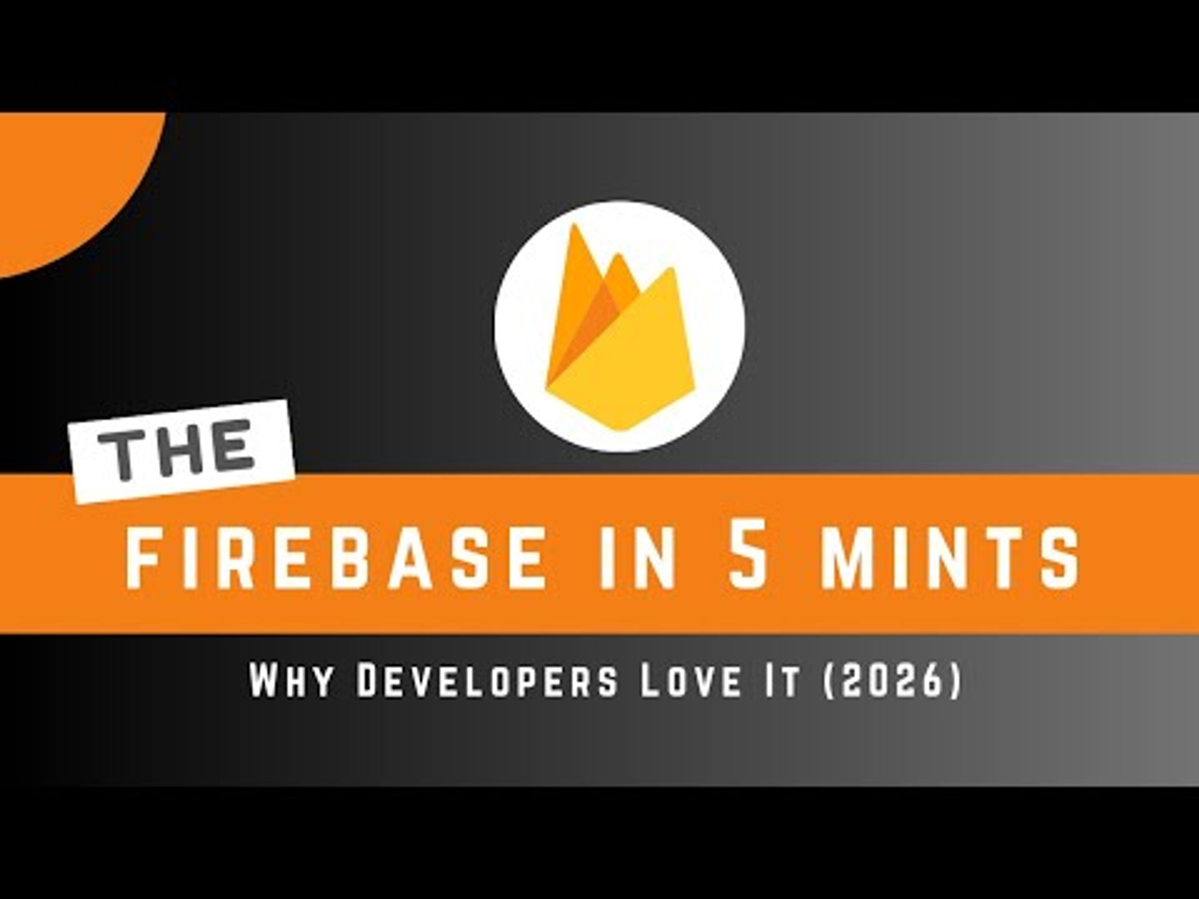 Firebase Complete Course 2026 - Build Real Apps with React & Firebase
