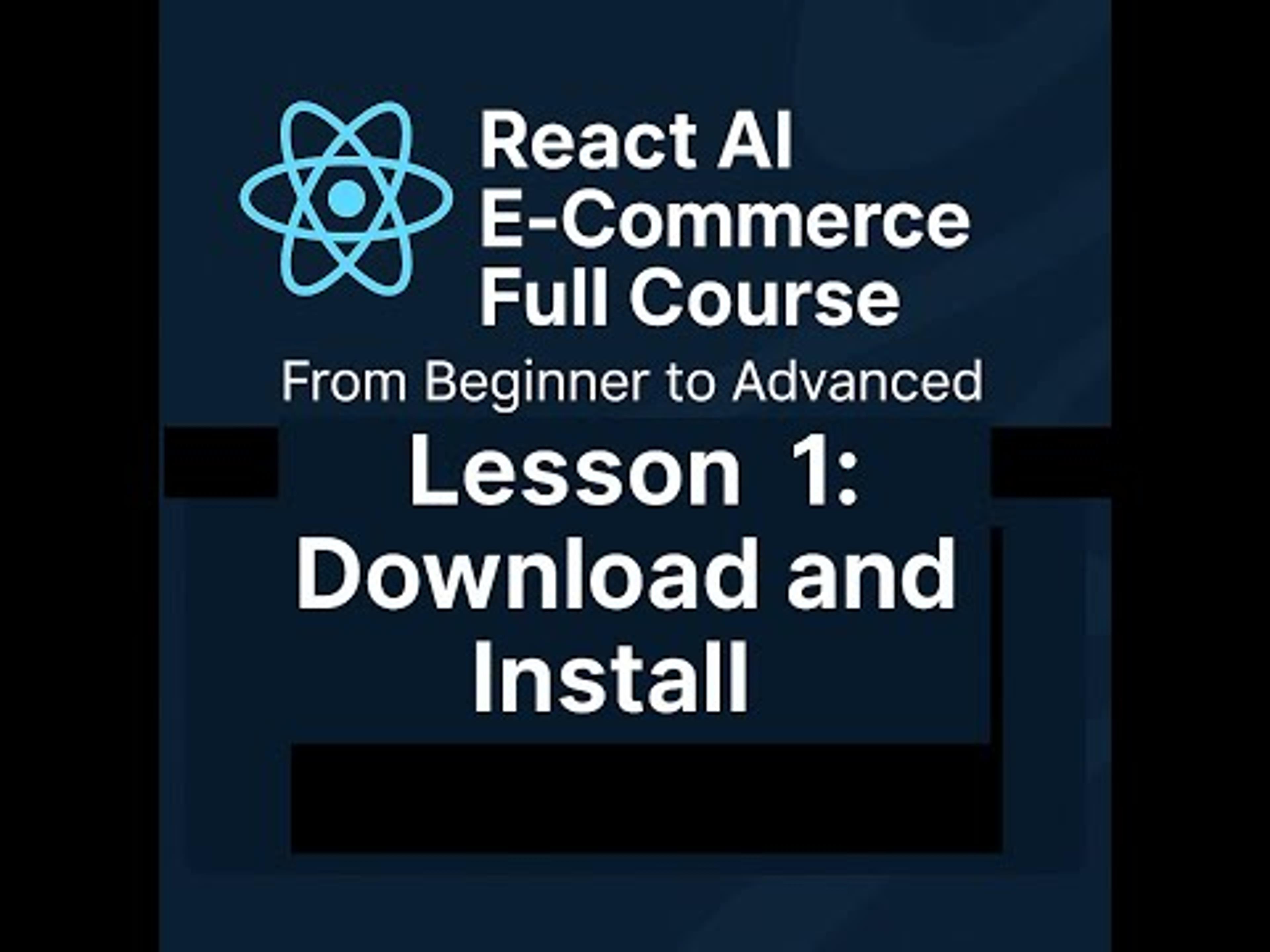 React AI E-Commerce Full Course: From Beginner to Advanced