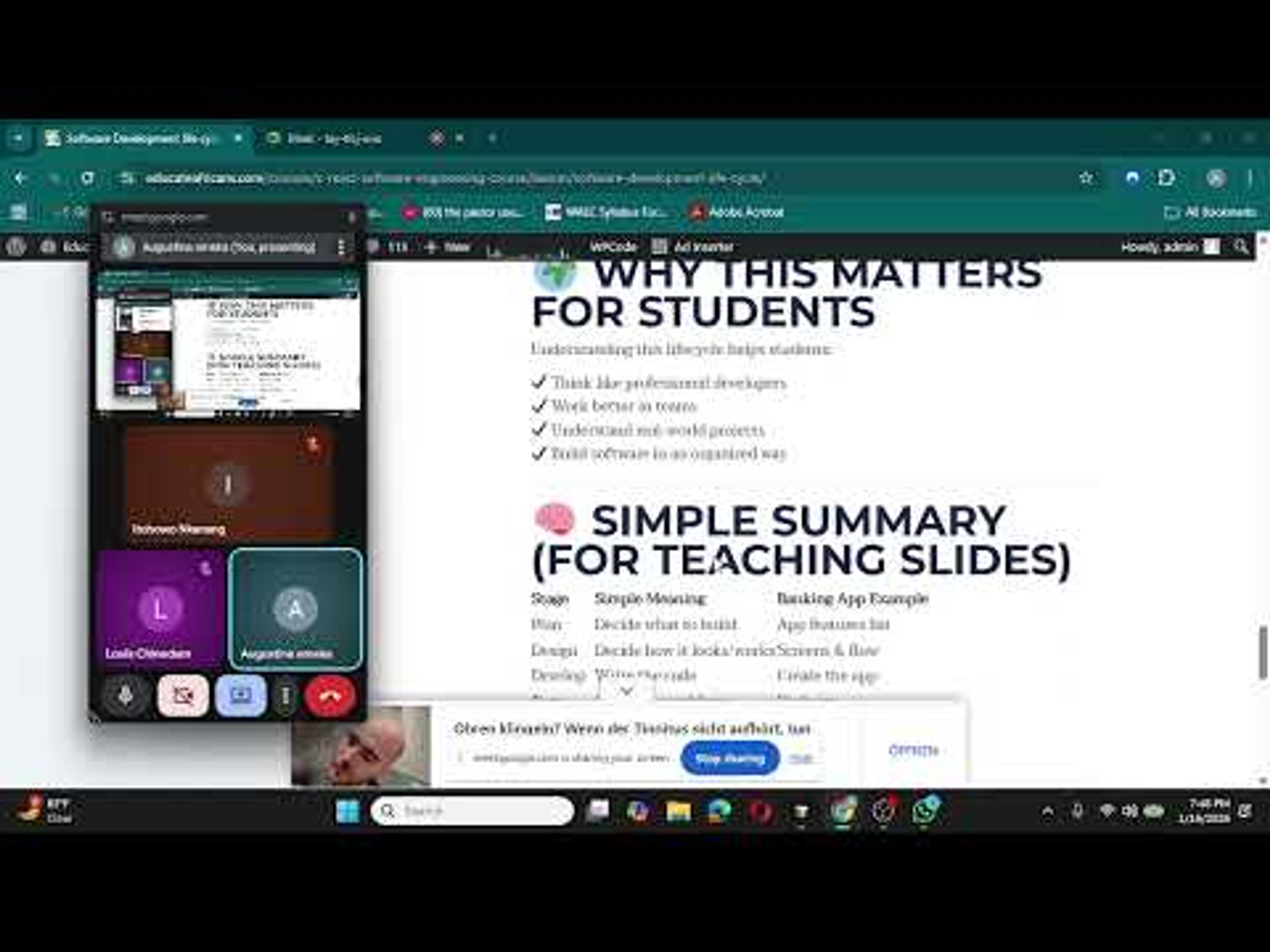 C# React Full Stack Software Development Training Course